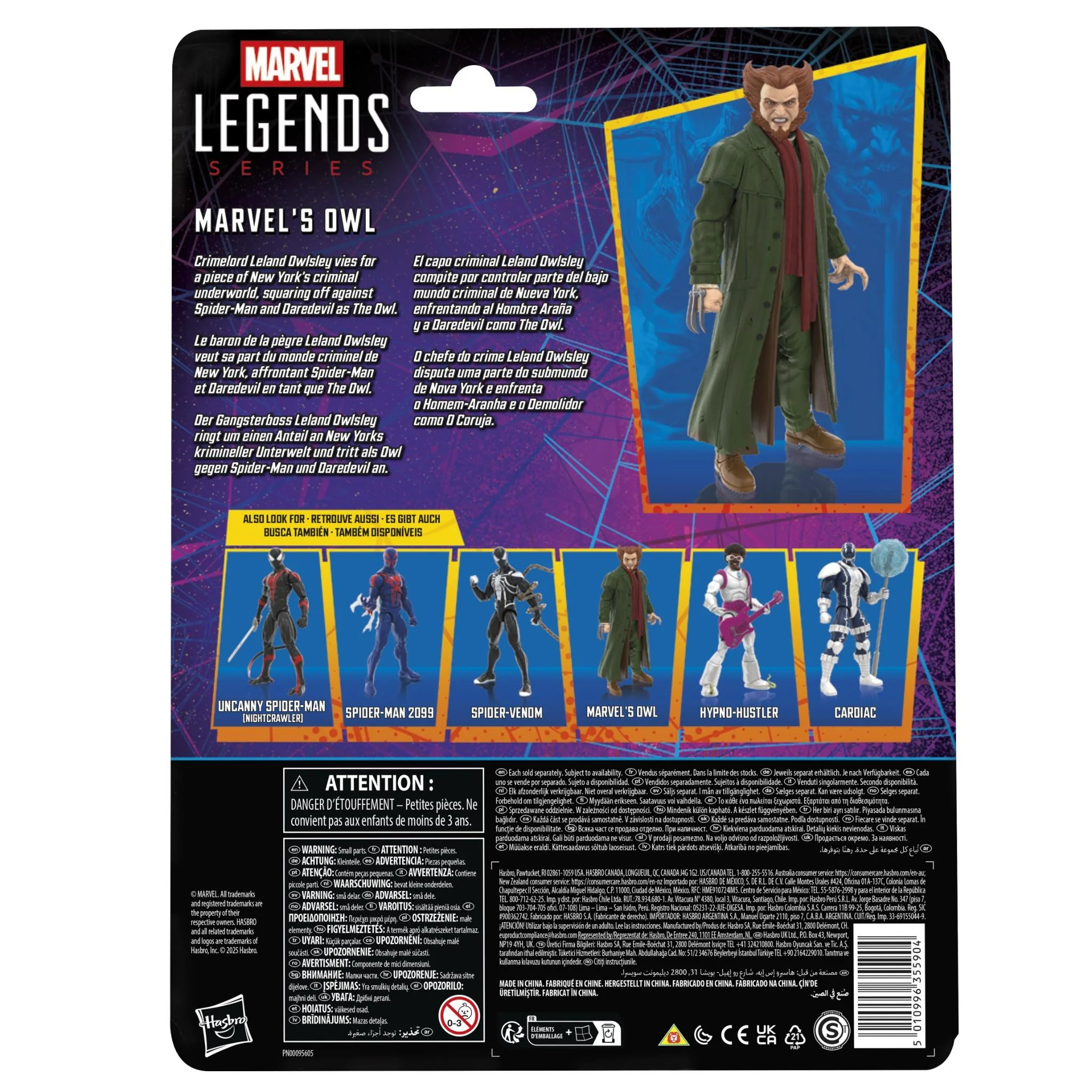 Marvel - Legends Series: Spider-Man Retro Owl Figure - Image 7