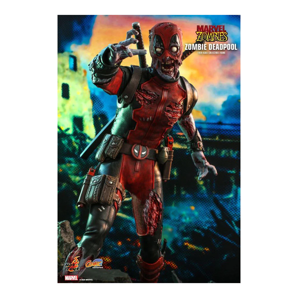 Marvel Zombies comics Deadpool 1:6 Scale Collectable Action Figure - Image 2