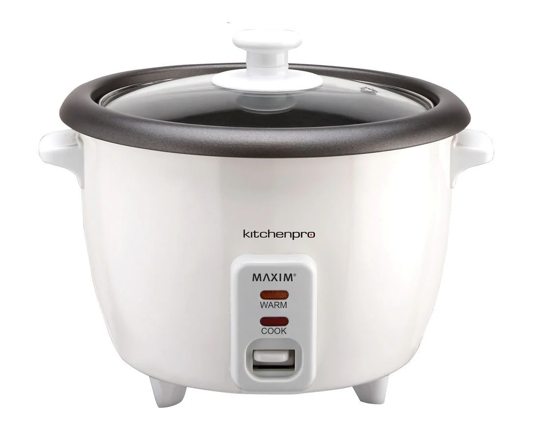 Maxim Rice Cooker 1.8L 10 Cup White - 700W Automatic Cooking Keep Warm - Image 3