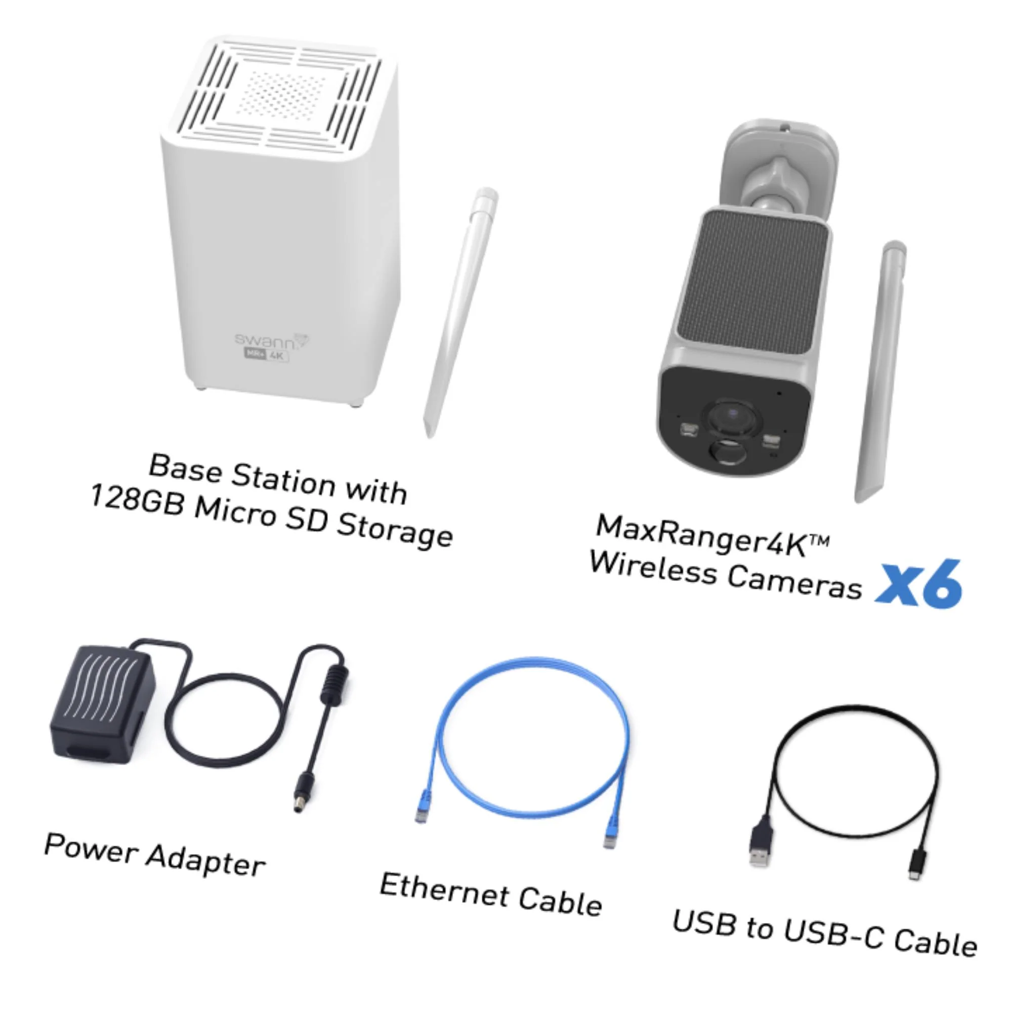 MaxRanger4K Pro Security System Camera Kit (6 Pack) - Image 11