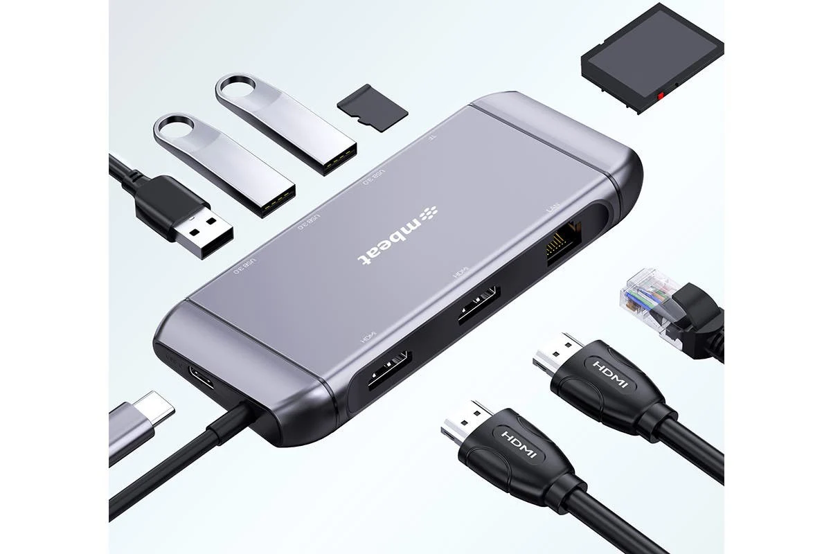 mBeat Elite X11 Dual Hdmi Mst 9-In-1 Usb-C Docking Station - Image 4
