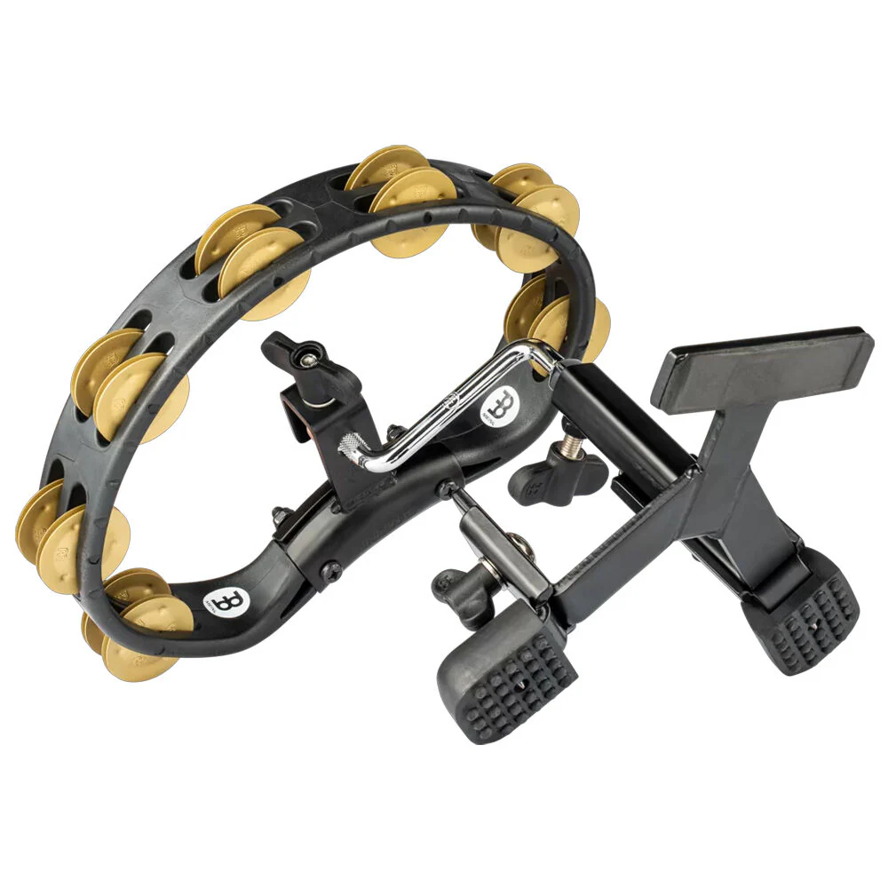 Meinl Benny Greb TamboStep Foot Tambourine - Black - Image 2