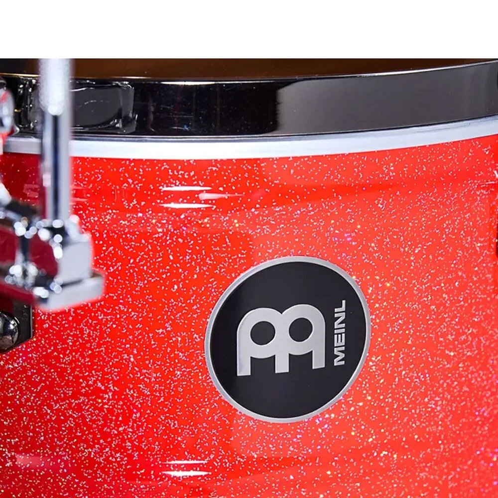 Meinl Manolito Rodriguez Timbales 14 and 15 Inch Musical Drum Kit Atomic Red - Image 2