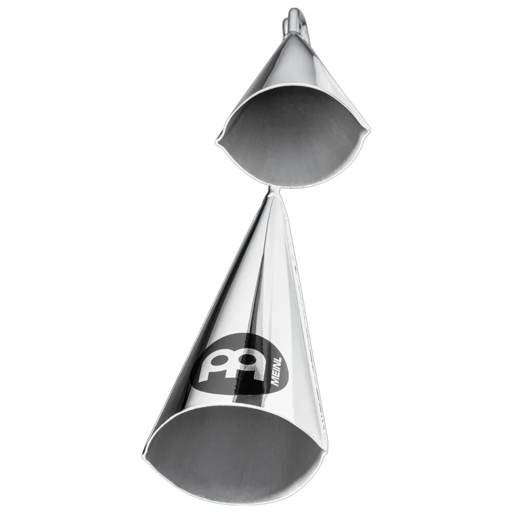 Meinl Percussion Large Handheld A-Go-Go Bell Musical Instrument Chrome Silver - Image 2