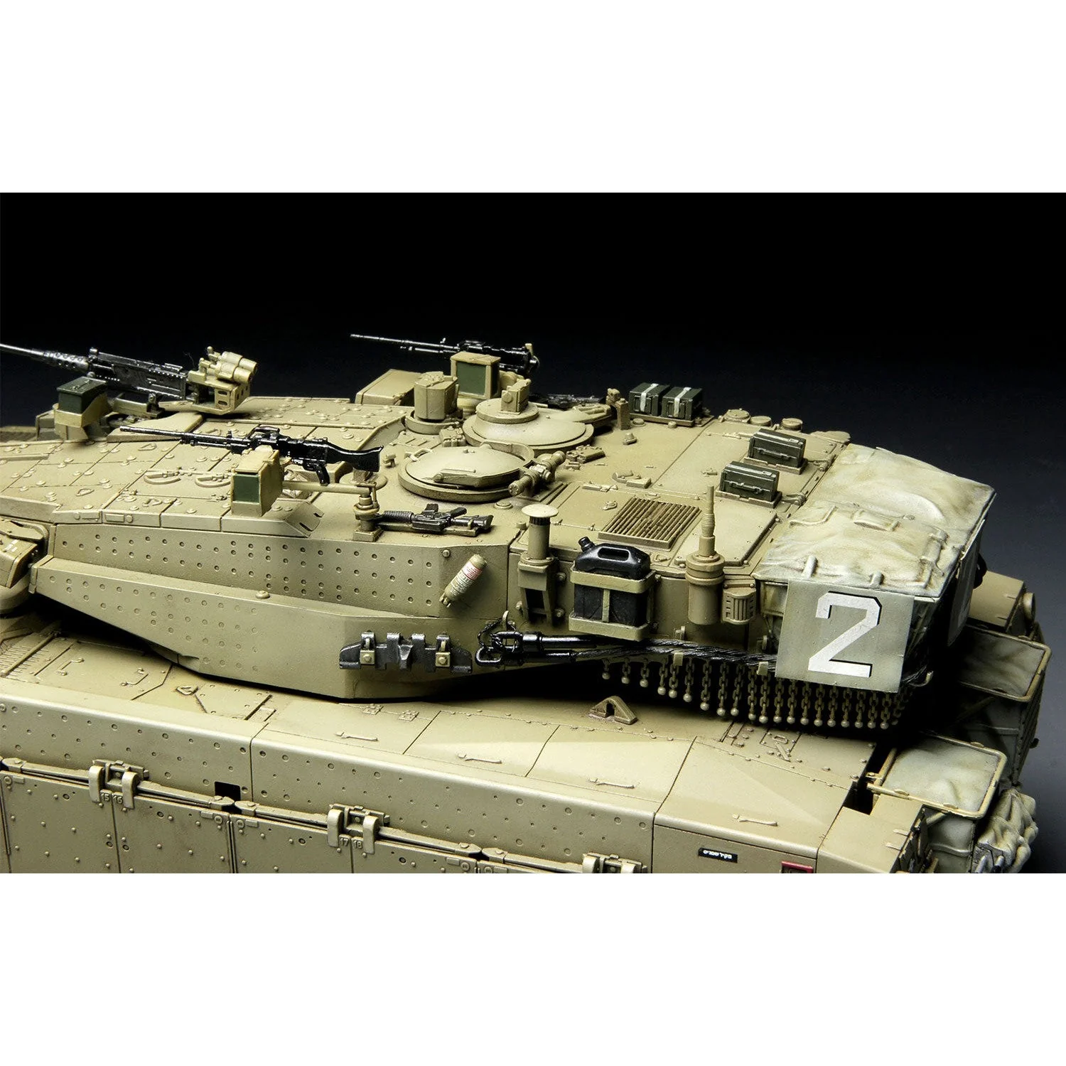 Meng 1/35 Israel Main Battle Tank Merkava Mk.3 BAZ with Nochri Dalet Mine Roller System - Image 6