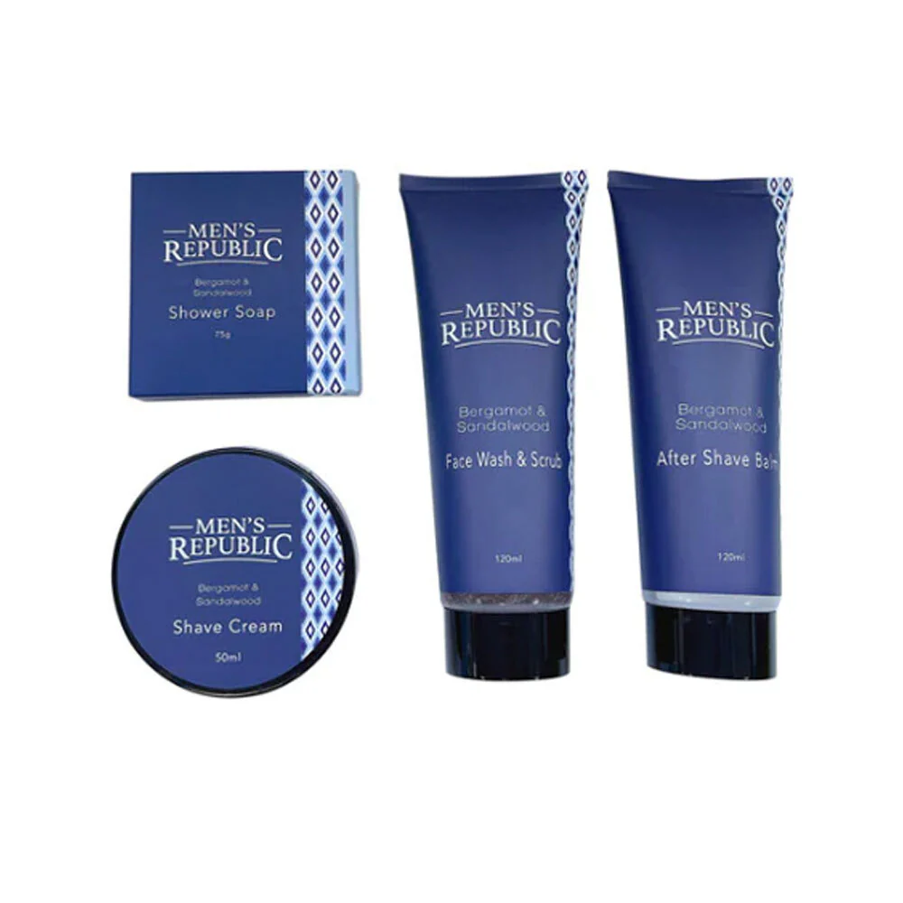 Men's Republic Grooming Kit - Shave and Cleanse Gifting Travel Set 4pc - Image 2