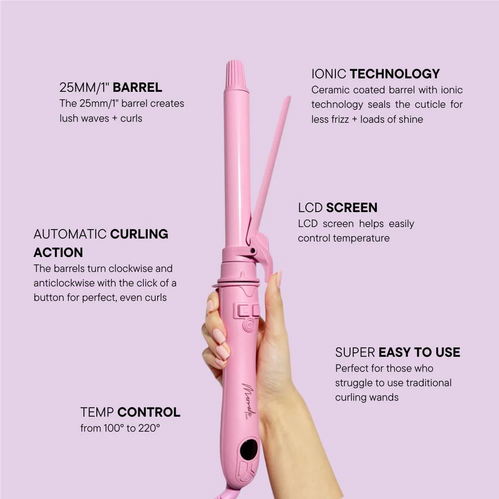 Mermade Spin Hair Curler (Pink) - Image 2