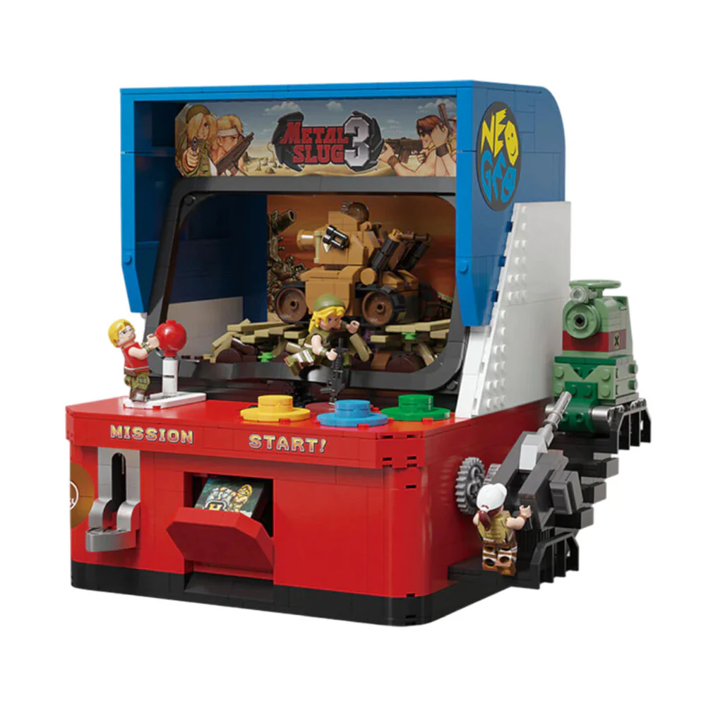 MetalSlug Plastic Arcade Machine Building Toy Set 24x24cm 6y+ 1290-Pieces
