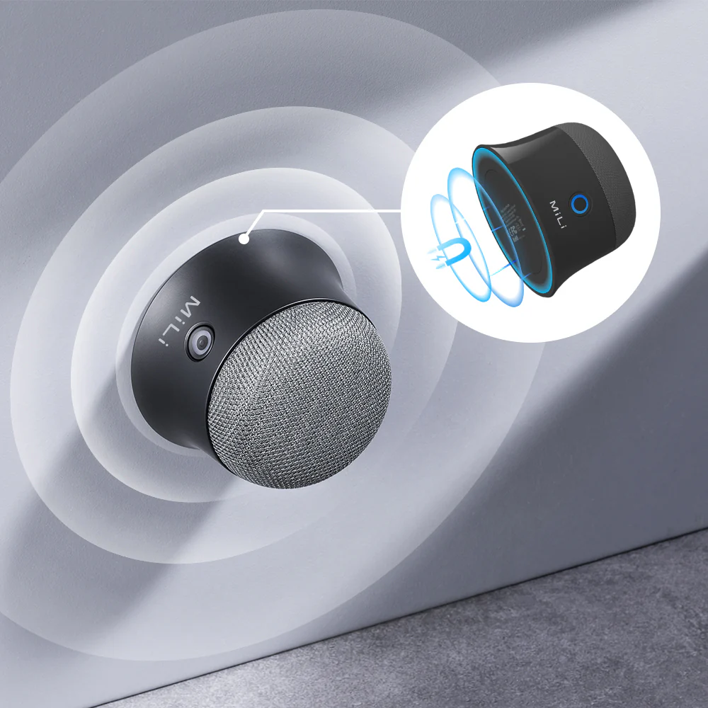 MiLi MagSafe Soundmate 3W Wireless Portable Magnetic Speaker (Black) - Image 3