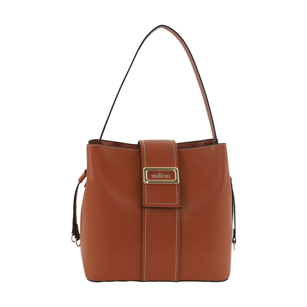 Milleni Women's Handbag Vegan Leather Fashion Stylish Mini Tote Bag (Tan) - Image 3