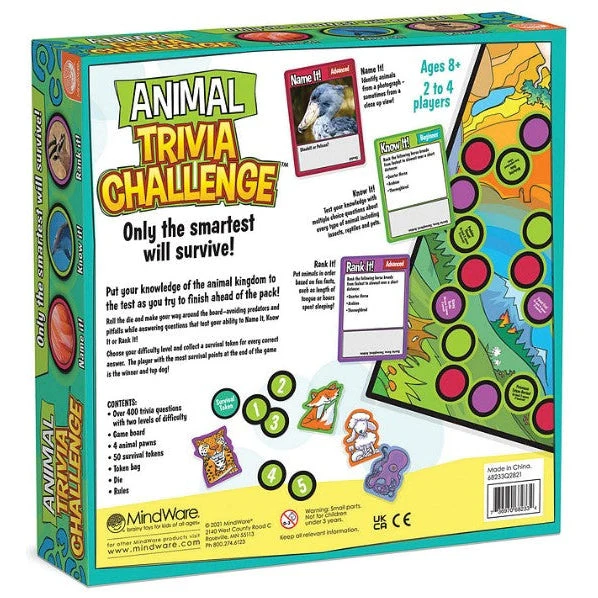 Mindware Animal Trivia Challenge Game - Image 2