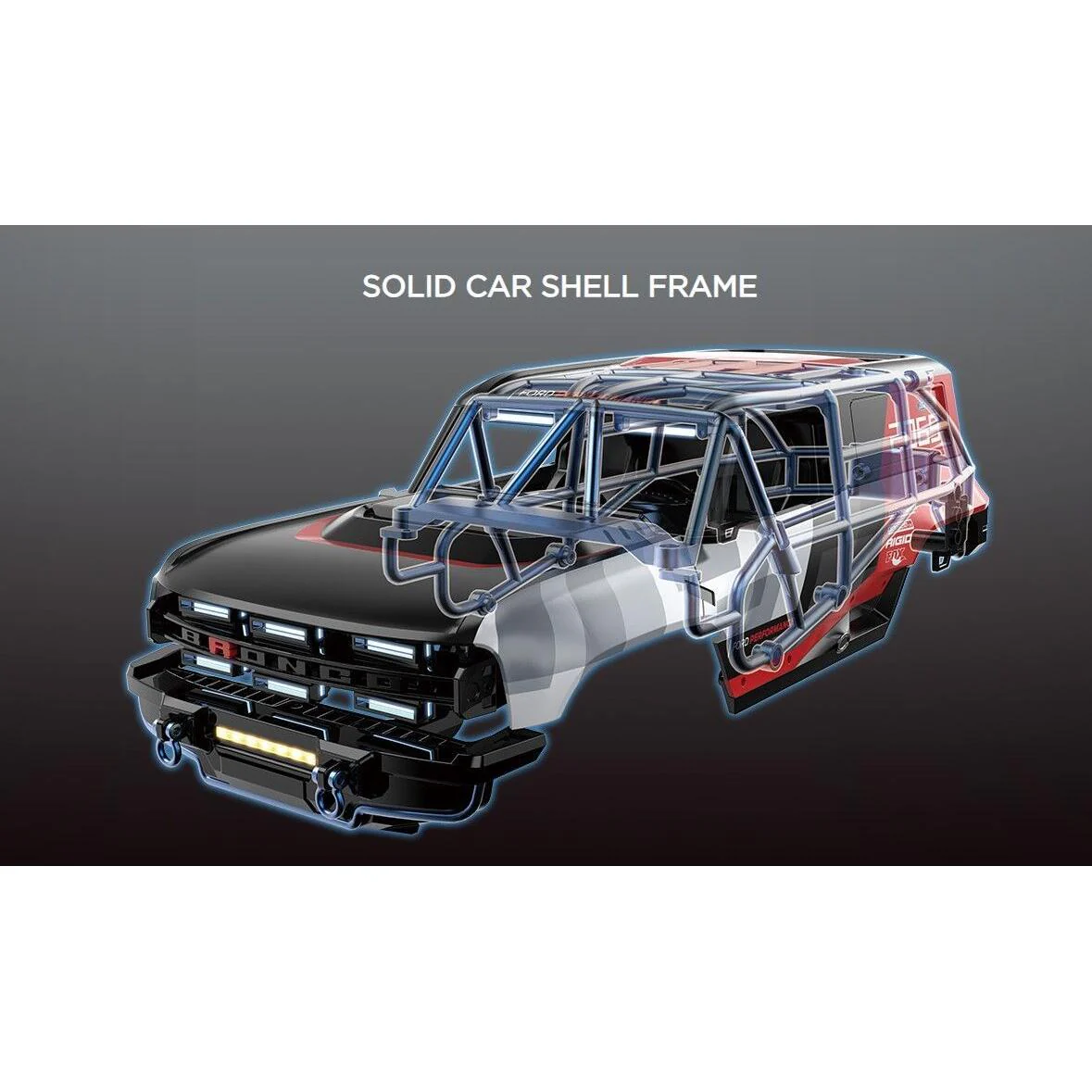 MJX Hyper Go Bronco R 1/12 4WD RC Crawler - Image 5