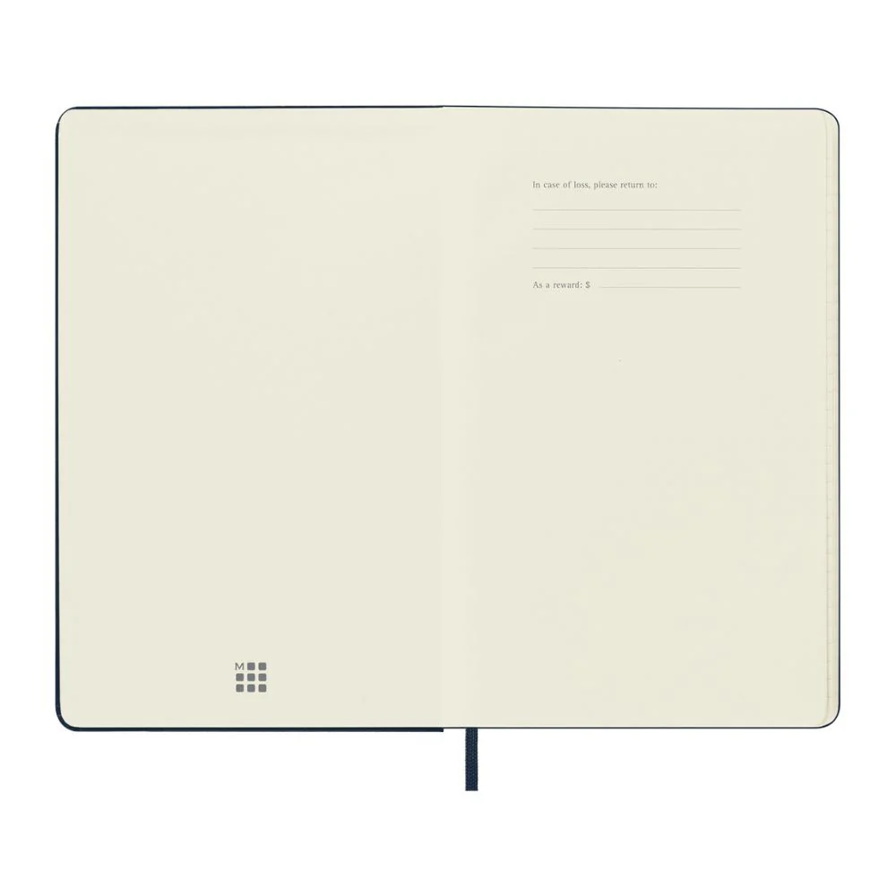 Moleskine Classic Hardcover Pocket Notebook Plain (Sapphire Blue) - Image 2