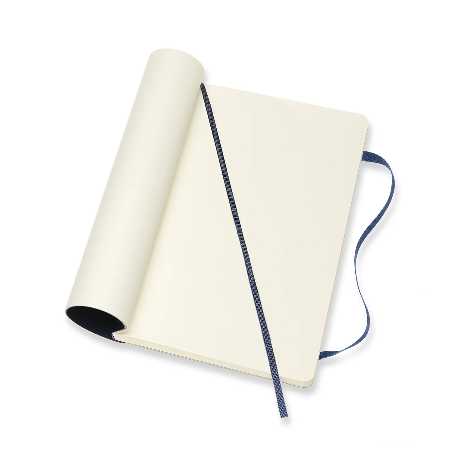 Moleskine Classic Plain Soft Cover Notebook Large (Sapphire Blue) - Image 4