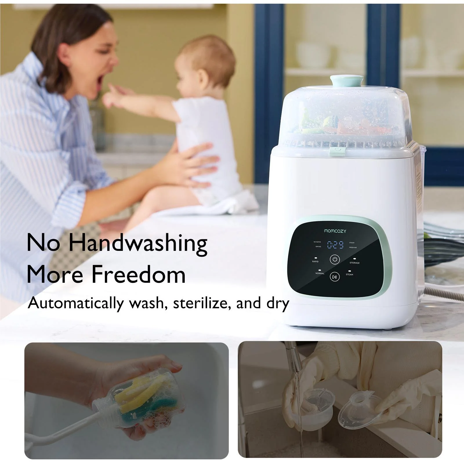 Momcozy KleanPal Pro Baby Bottle Washer - Image 7