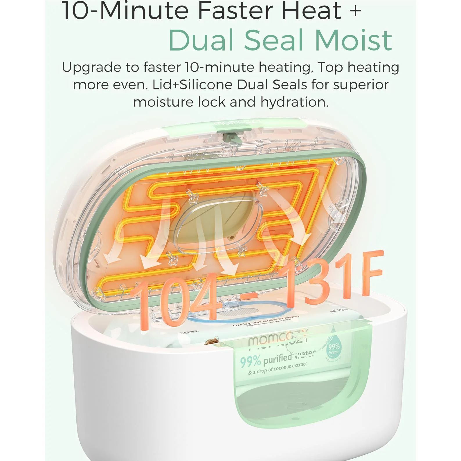 Momcozy Large Capacity Baby Wipe Warmer - Image 2