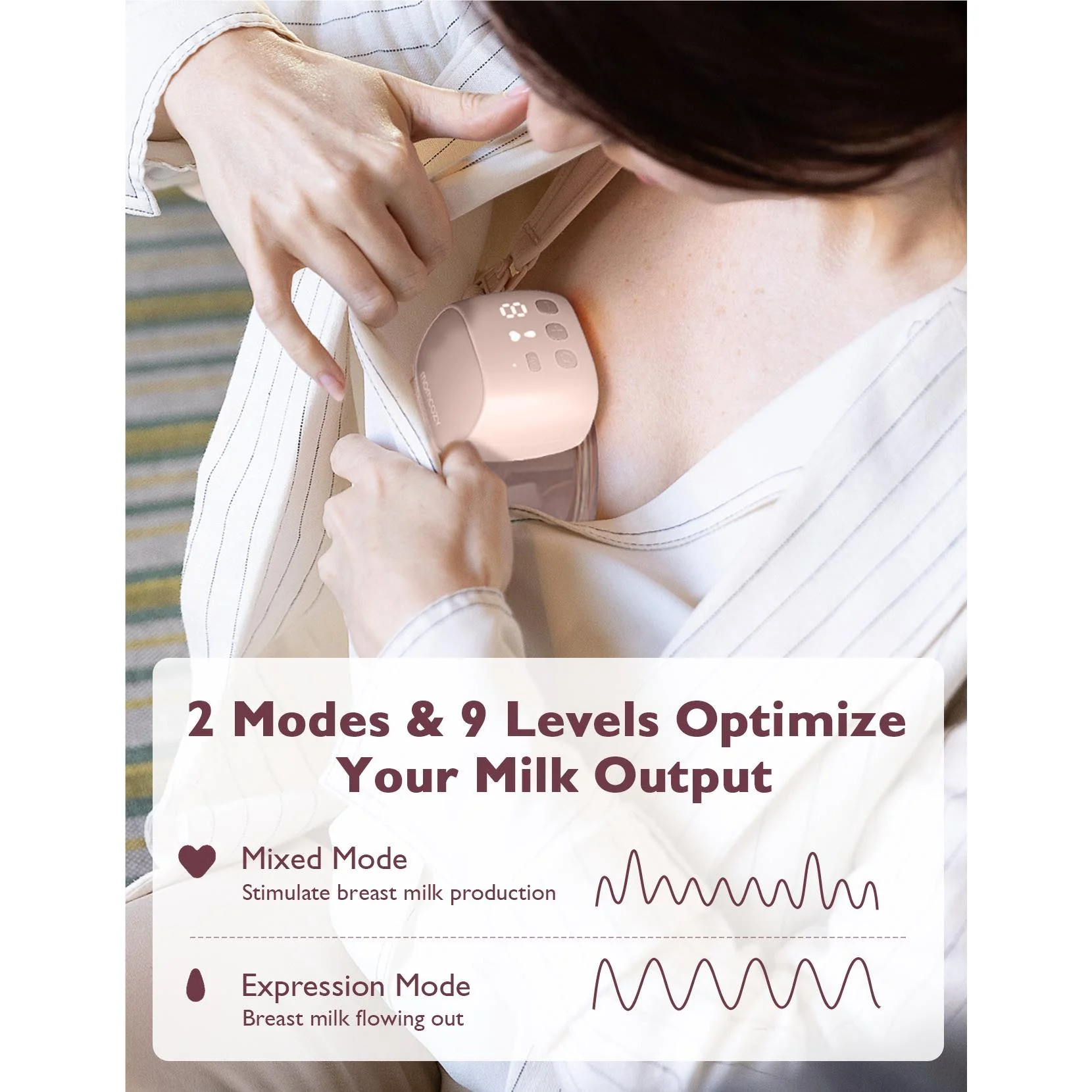 Momcozy S9 Pro Wearable Breast Pump (Double) - Image 5