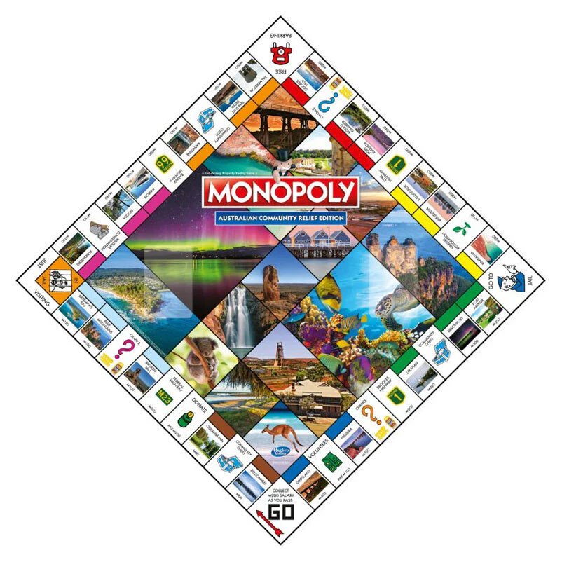 Monopoly Board Game Australian Community Relief Edition Family/Kids Play Toy 8y+ - Image 3