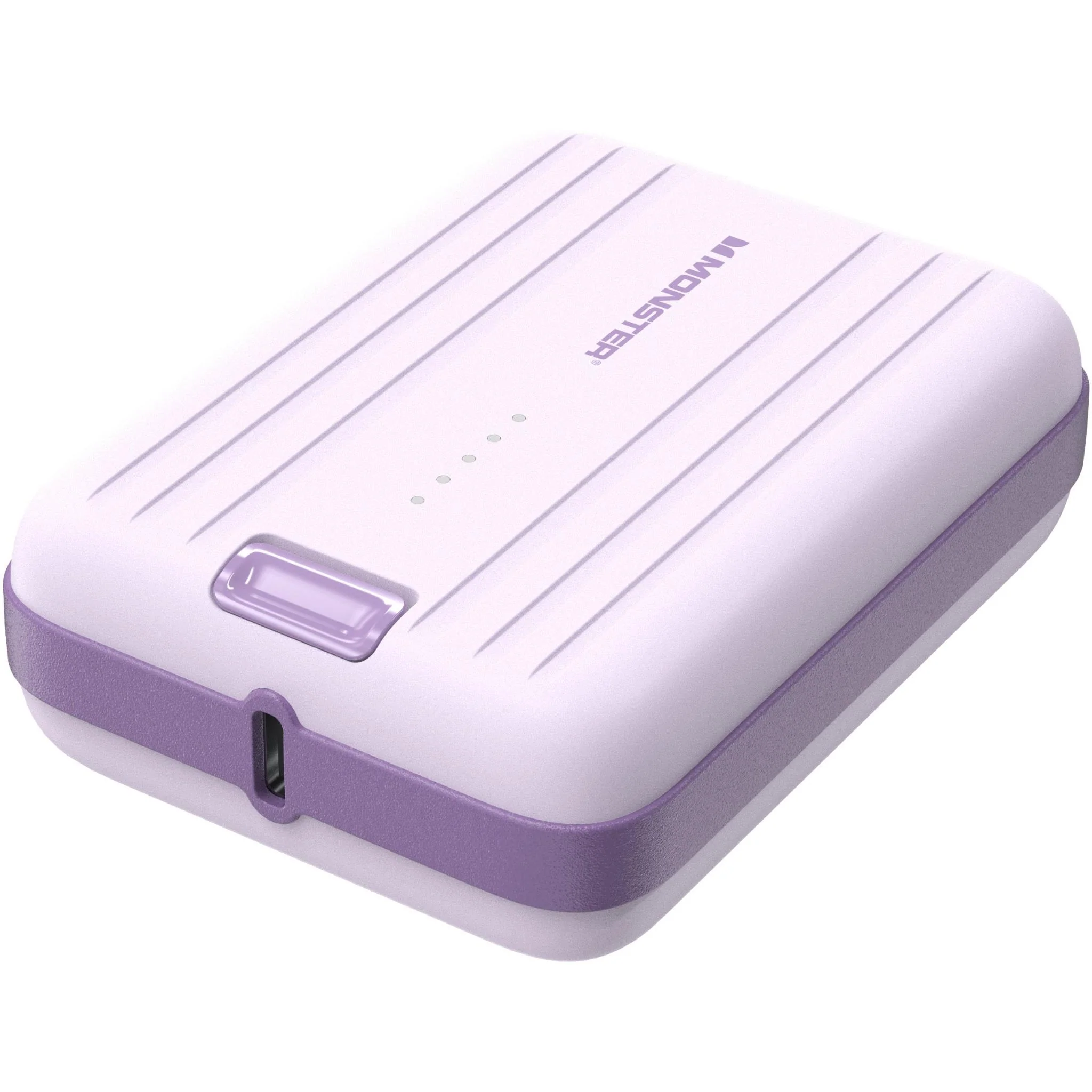 Monster 10K 22.5W Portable Power Bank (Purple) - Image 7