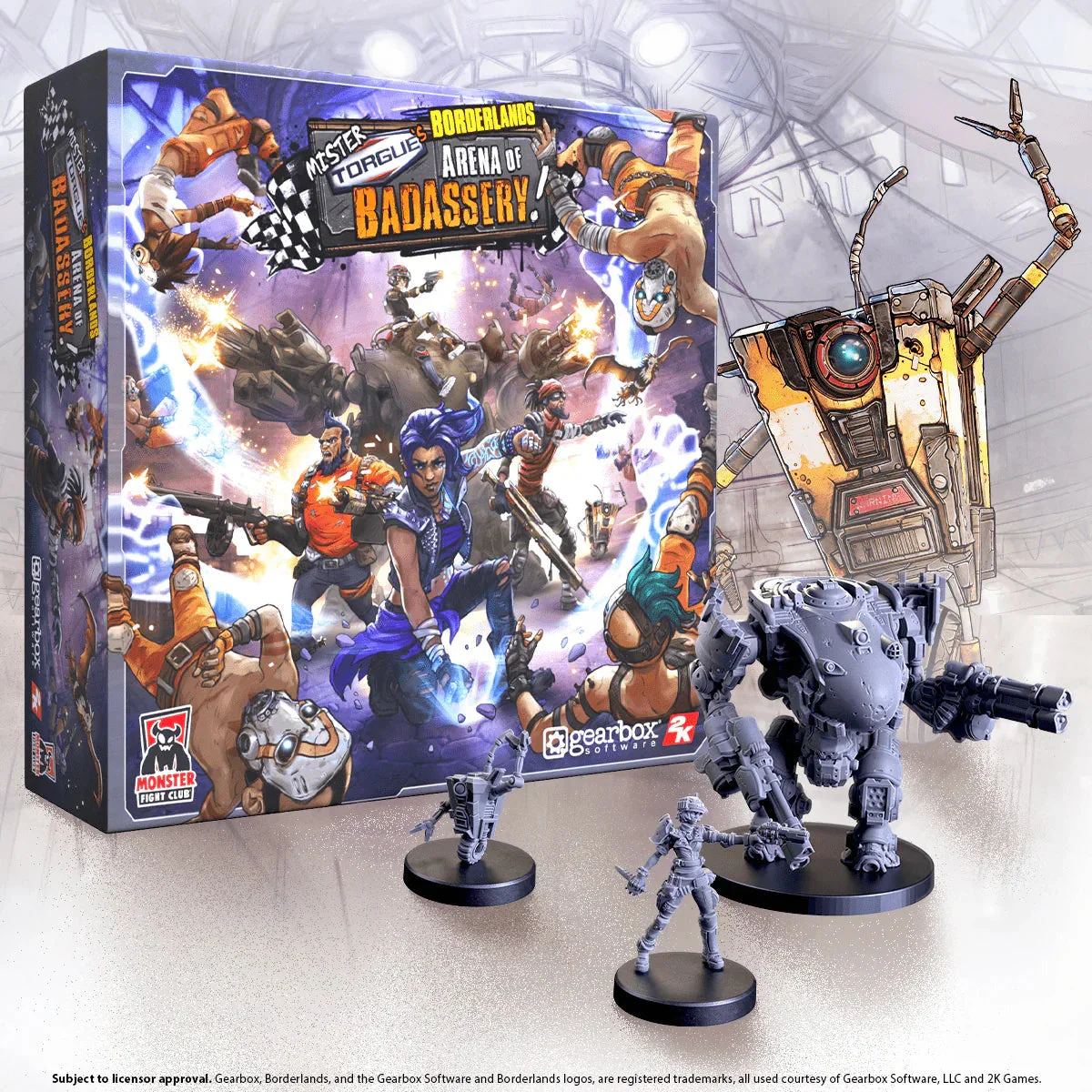 Monster Fight Club Borderlands: Mister Torgue's Arena of Badassery Tabletop Game - Image 2