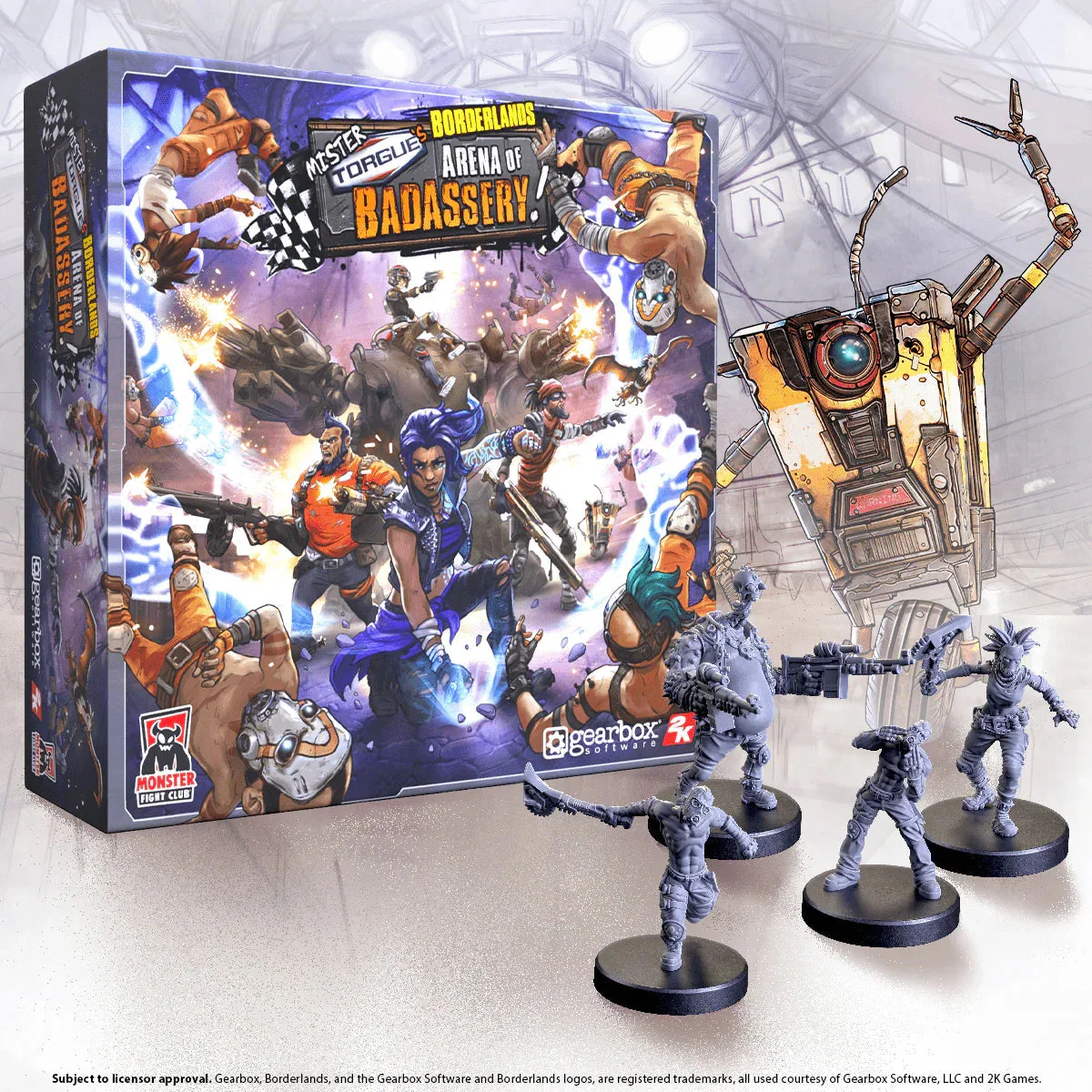 Monster Fight Club Borderlands: Mister Torgue's Arena of Badassery Tabletop Game - Image 3