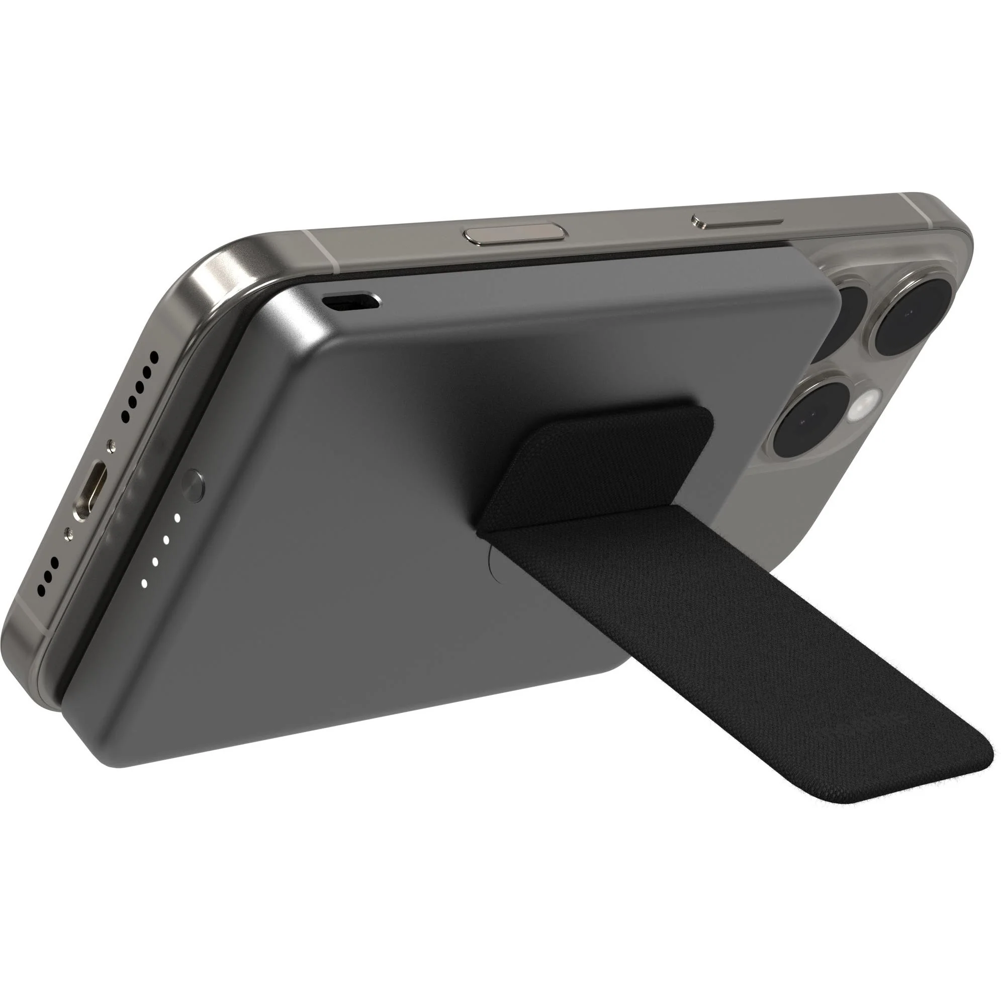 mophie Qi2 Wireless 5K PowerStation Mini with Stand (Black) - Image 2