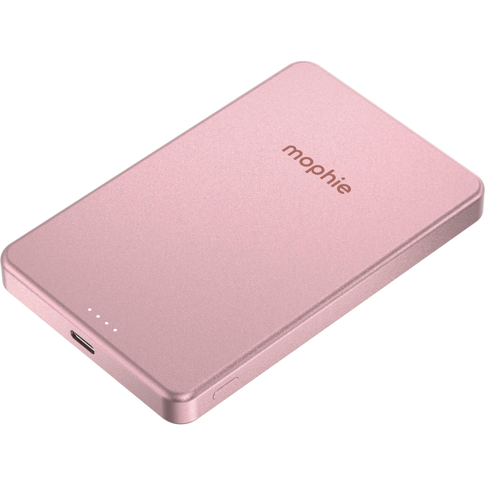 mophie Snap+ Powerstation Mini 5K Magnetic Power Bank (Rose Gold) - Image 11