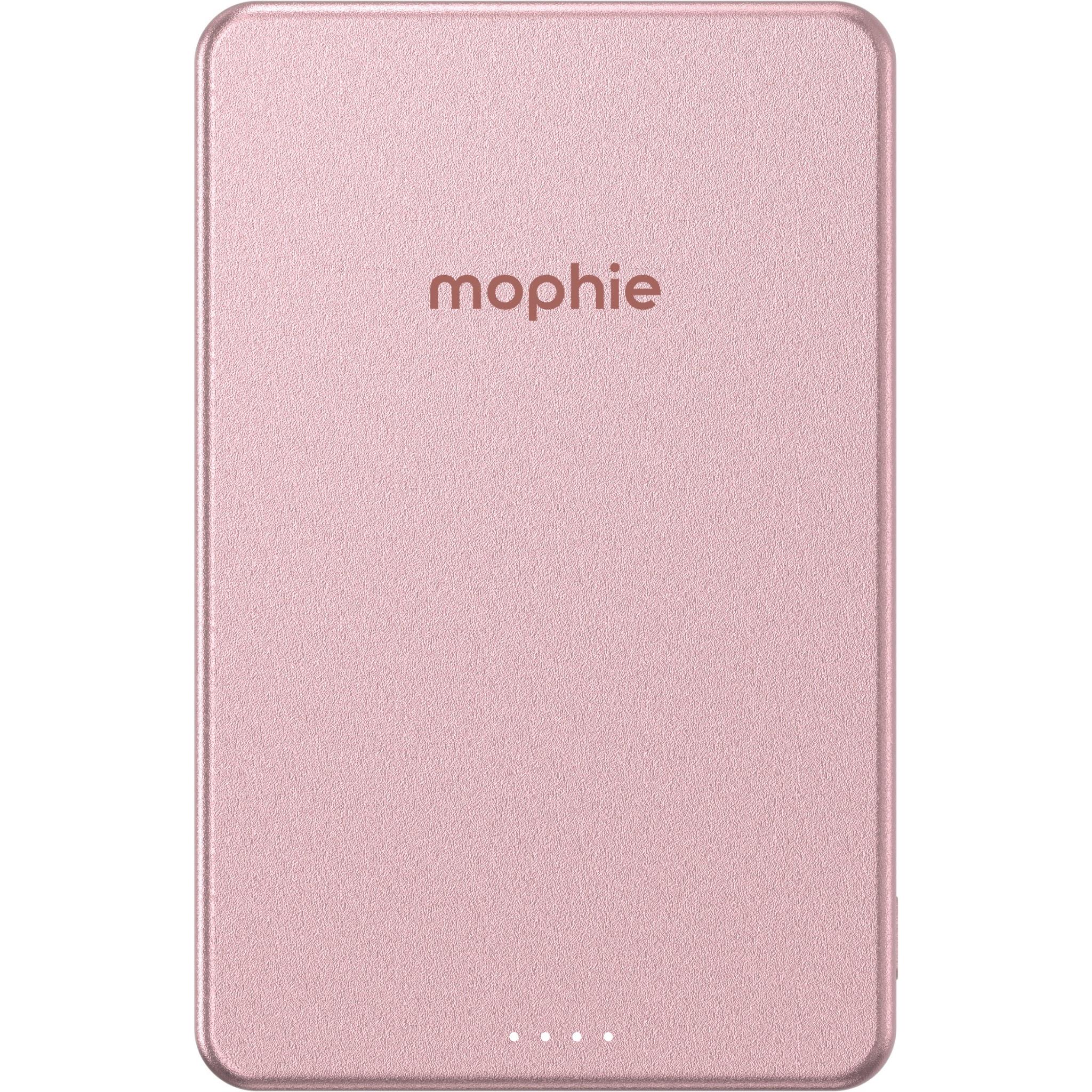mophie Snap+ Powerstation Mini 5K Magnetic Power Bank (Rose Gold) - Image 2