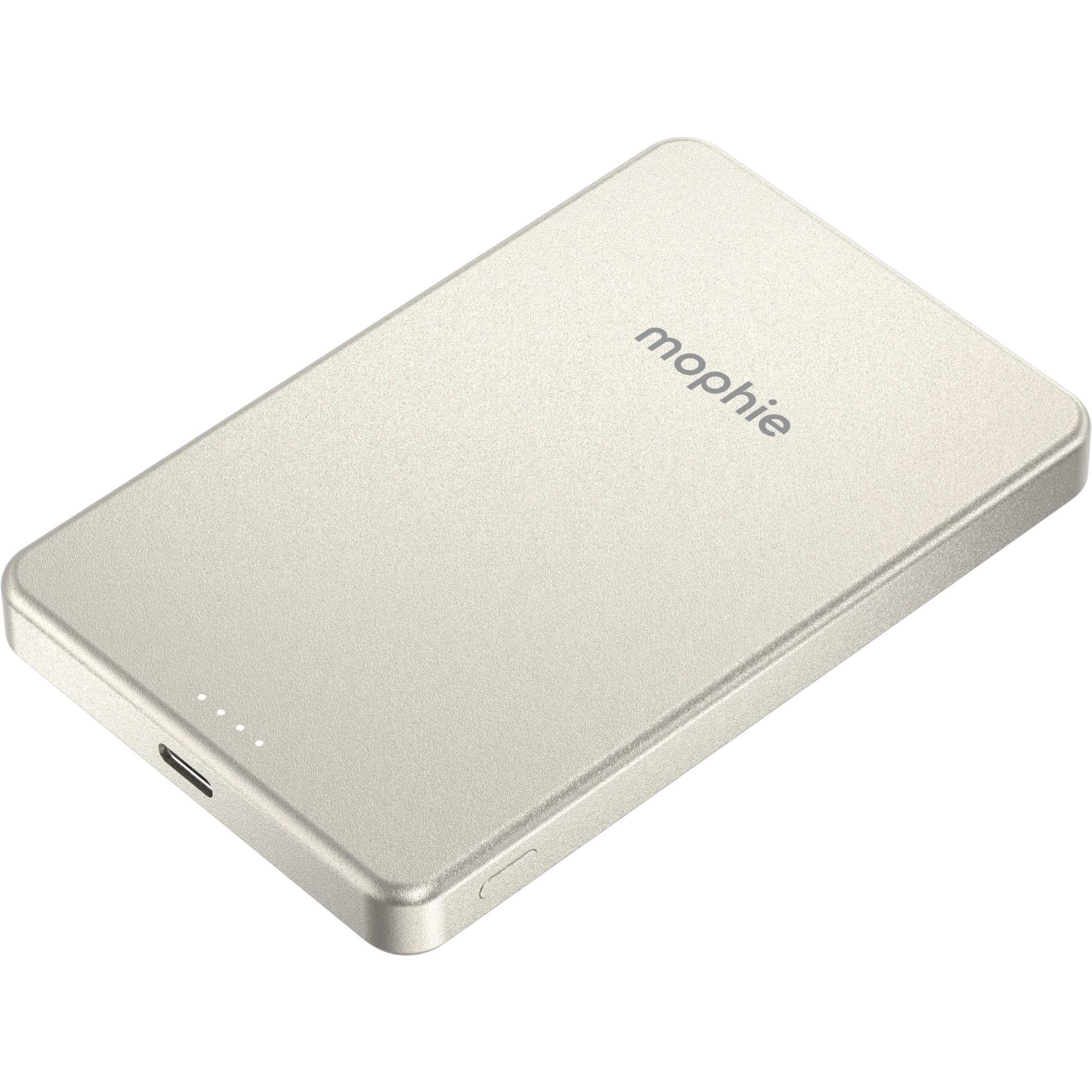 mophie Snap+ Powerstation Mini 5K Magnetic Power Bank (White Titanium) - Image 11