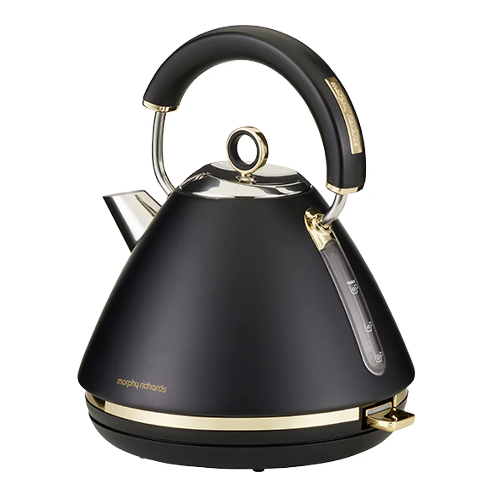 Morphy Richards Ascend 1.5L Electric Pyramid Kettle (Soft Gold/Black) - Image 2