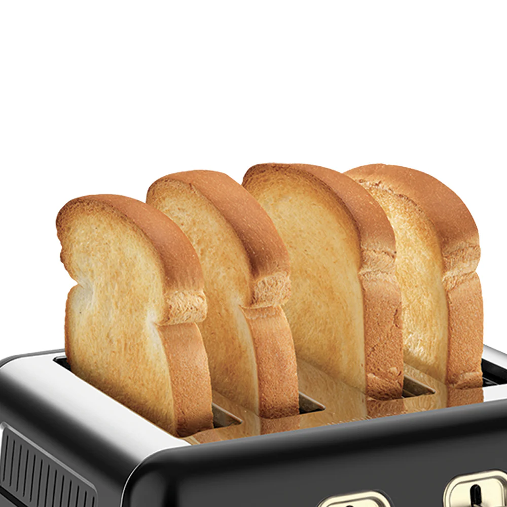 Morphy Richards Ascend 4 Slice Toaster (Gold/Black) - Image 3