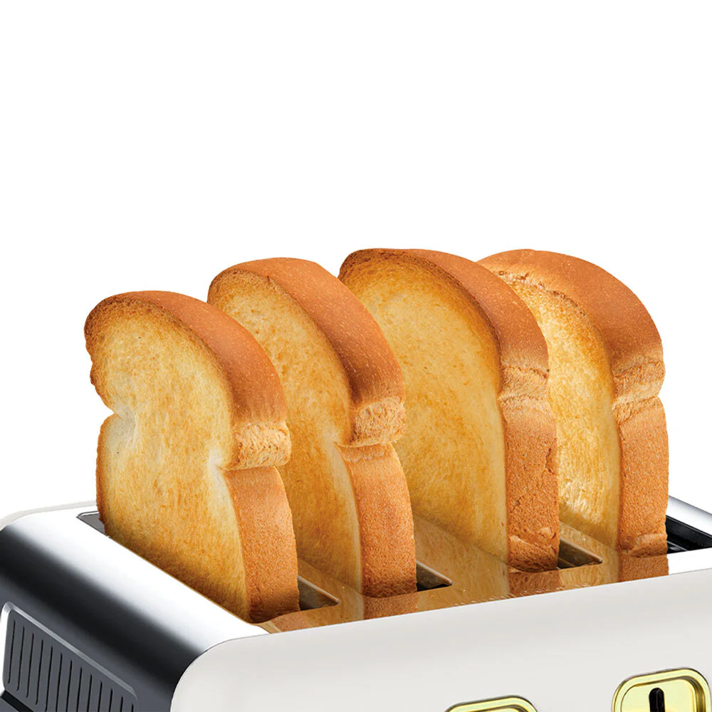 Morphy Richards Ascend 4 Slice Toaster (Soft Gold) - Image 2