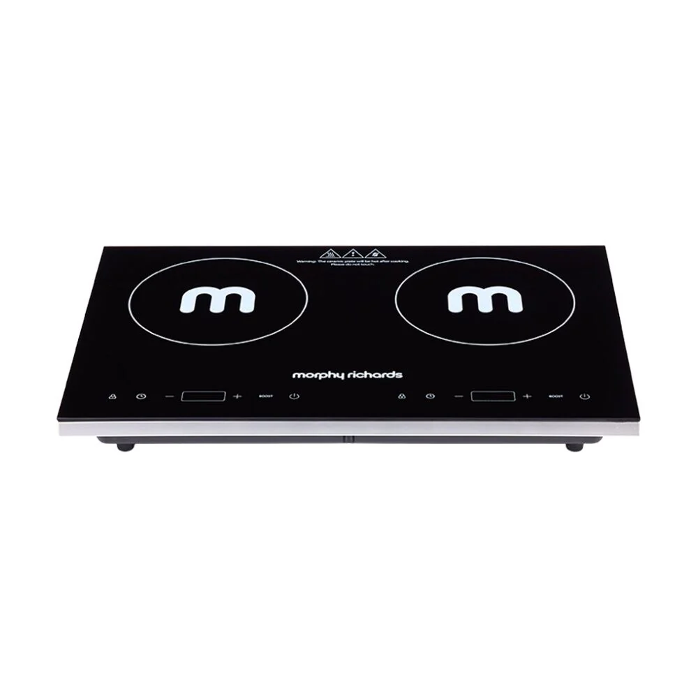 Morphy Richards Dual Induction Cooktop 2200W Digital Display Portable (Black) - Image 2