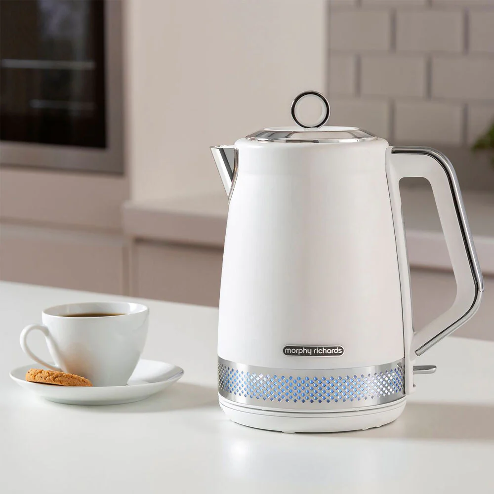 Morphy Richards Illumination 1.7L Stainless Steel Kettle (White) - Image 6