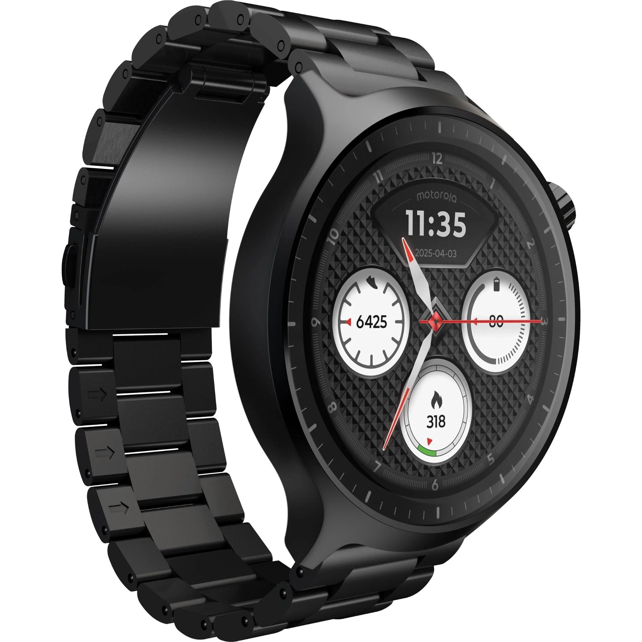 moto Smart Watch (Stainless Steel Black) - Image 2