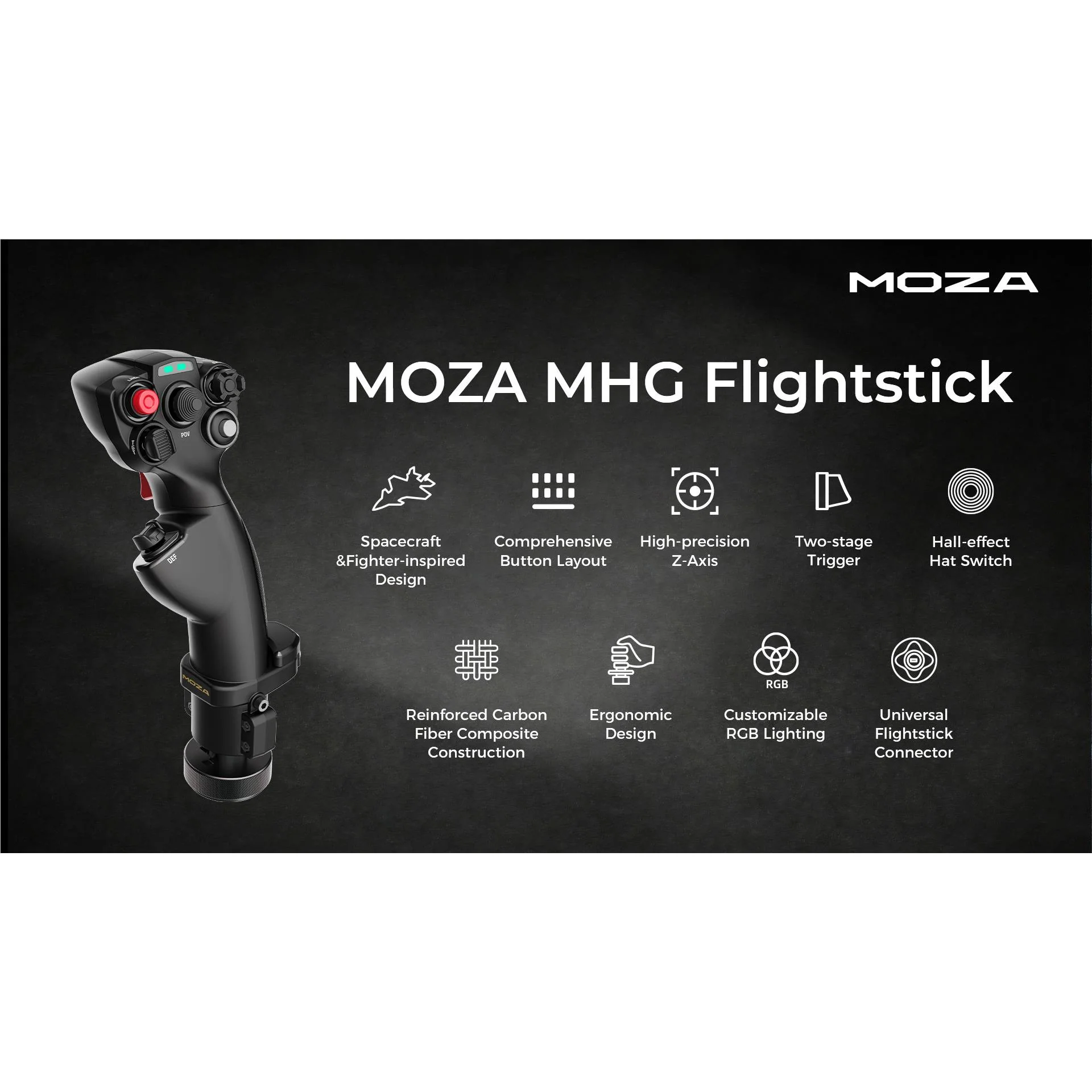 Moza MHG Flight Stick - Image 6