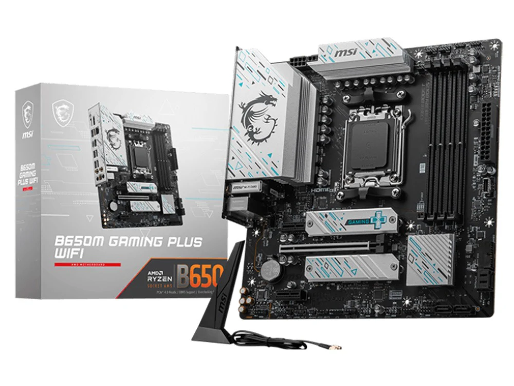 MSI B650M Gaming Plus WiFi AM5 mATX Motherboard (B650M GAMING PLUS WIFI) - Image 4