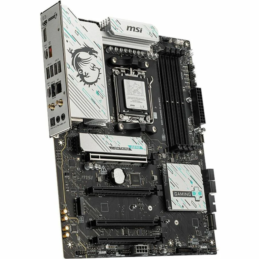 MSI B850 GAMING PLUS WIFI Gaming Desktop Motherboard - AMD B850 Chipset - Socket - - Image 2