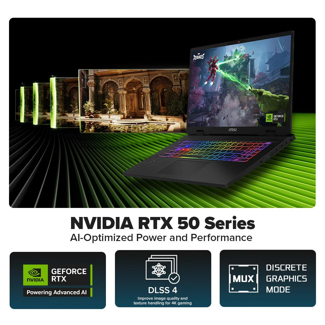 MSI Crosshair 16 HX AI 16" QHD+ 240Hz Gaming Laptop (Intel Core Ultra 9-275HX) [GeForce RTX 5060] - Image 7