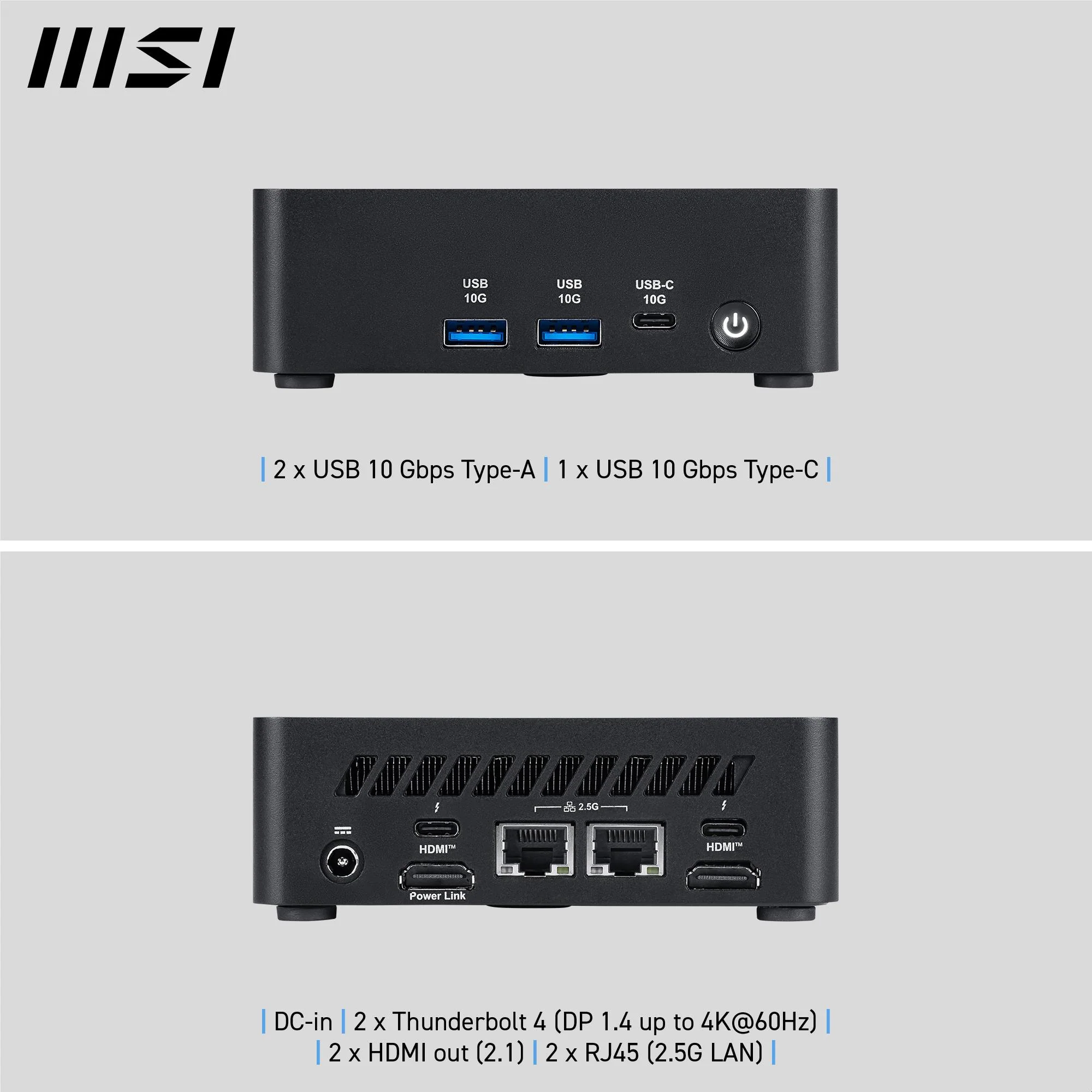MSI Cubi NUC AI 1UMG-003AU Mini Desktop PC NUC (Intel Core Ultra 7)[1TB] - Image 6