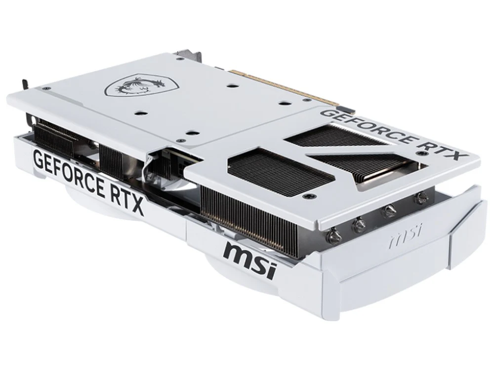MSI GeForce RTX 5070 12G Ventus 2X OC White Graphics Card (GeForce RTX 5070 12G VENTUS 2X OC WHITE) - Image 3