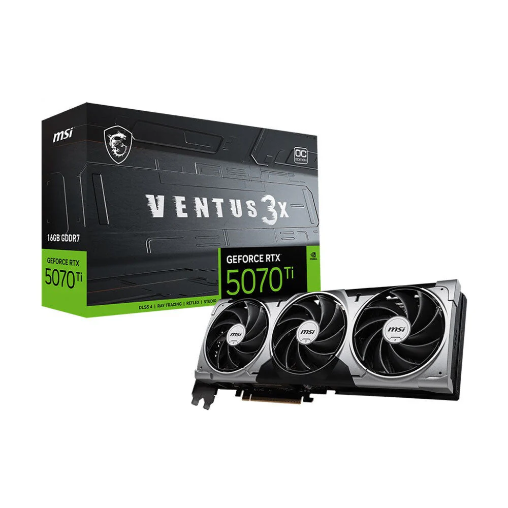 MSI GeForce RTX 5070 Ti 16G Ventus 3X OC Graphics Card - Image 2