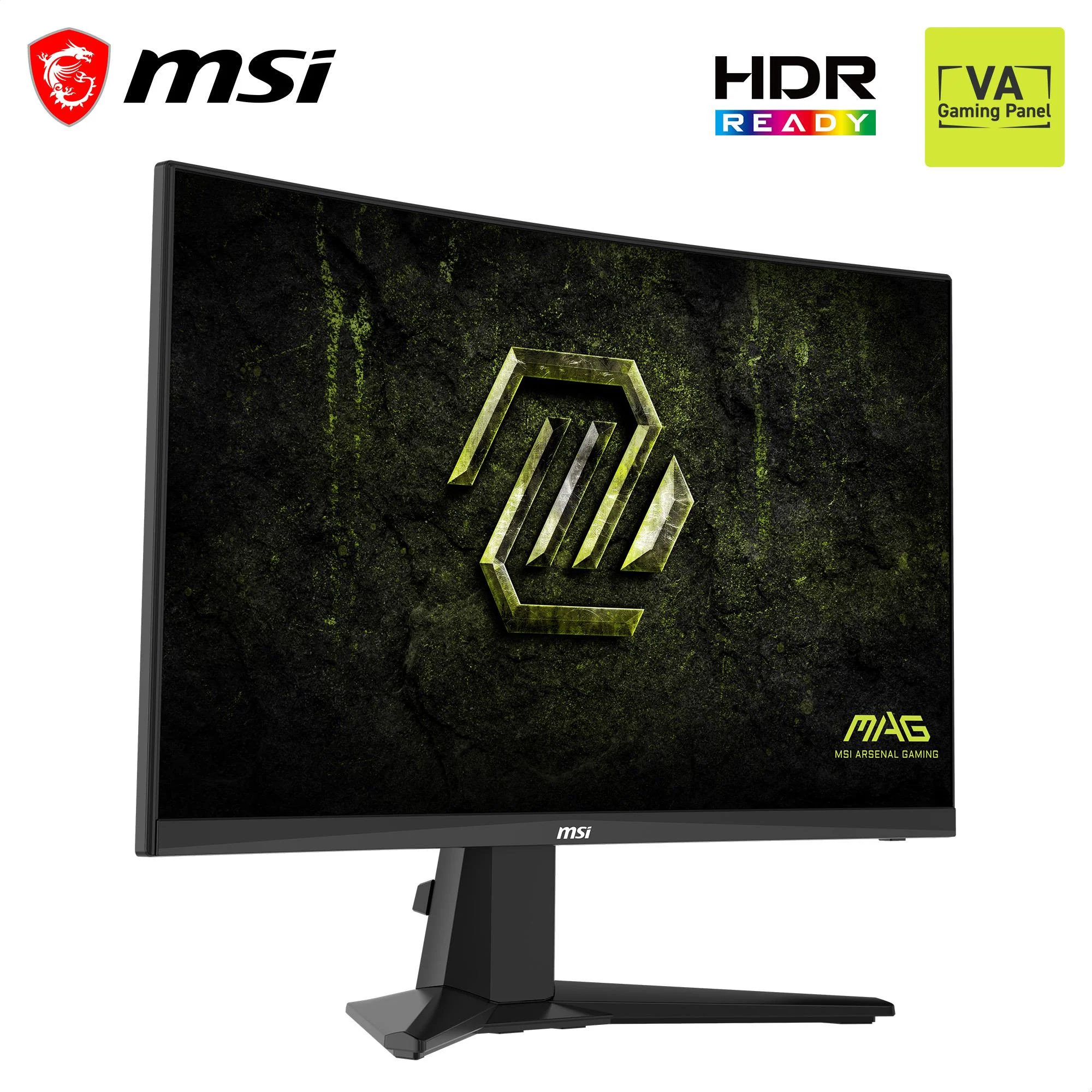 MSI MAG 245C 24" Full HD 240Hz Rapid VA Curved Gaming Monitor - Image 2