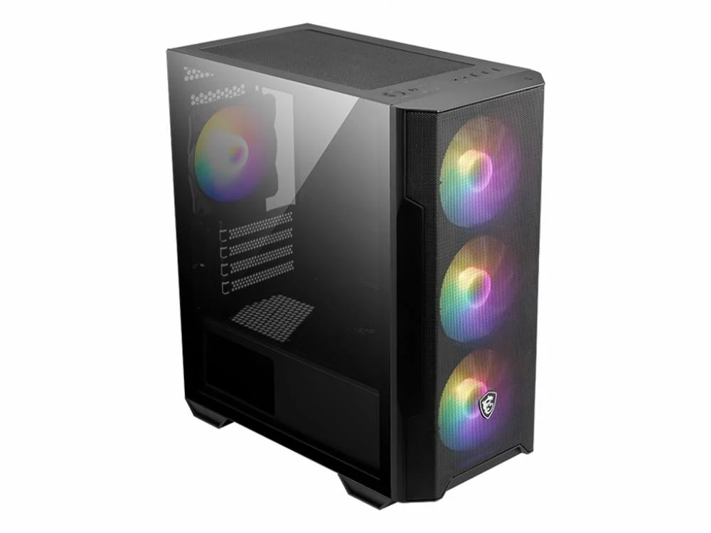 MSI MAG Forge M100R Tempered Glass Micro-ATX Case - Image 2