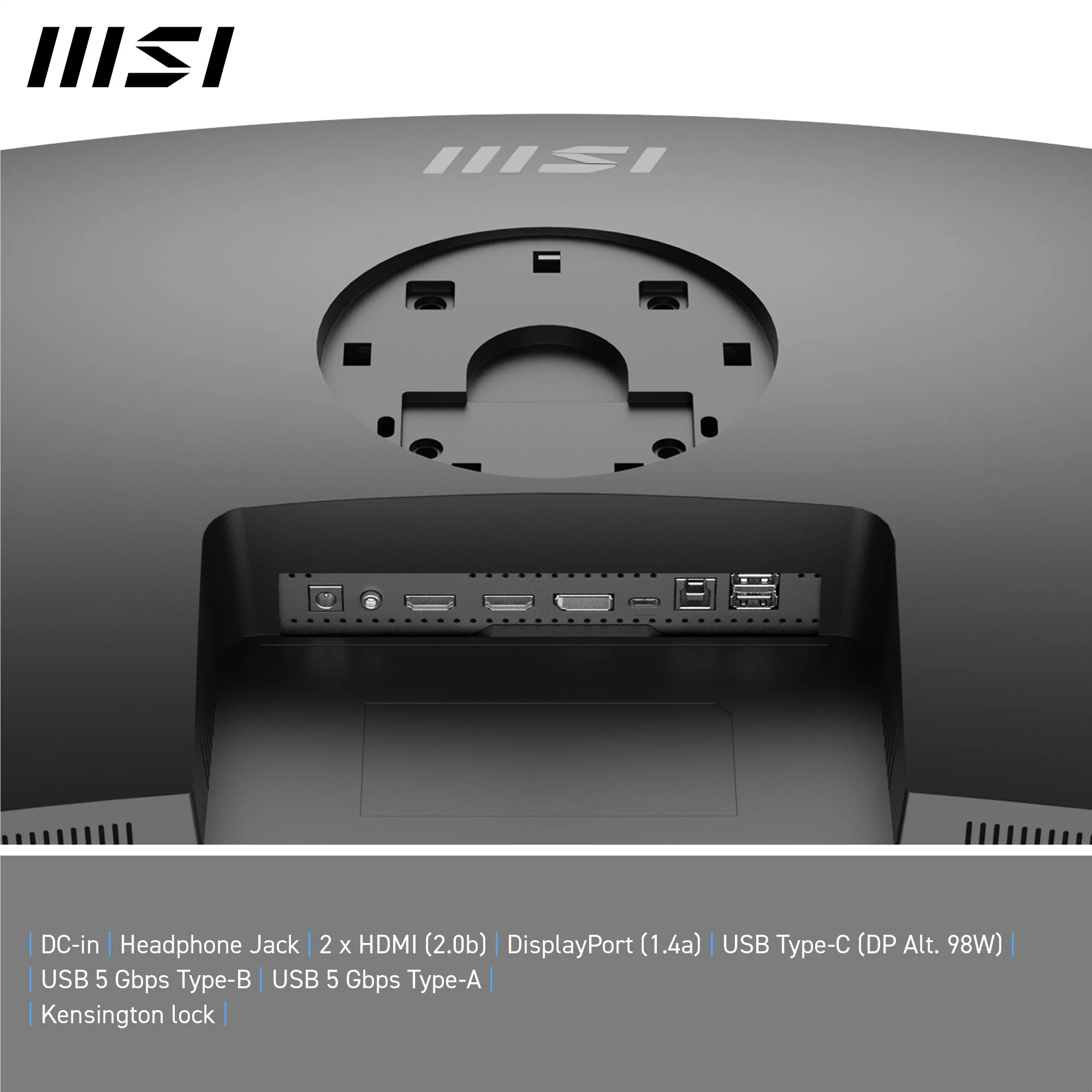 MSI Modern MD342CQP 34" UWQHD 120Hz USB-C 98W Curved Professional Monitor - Image 6