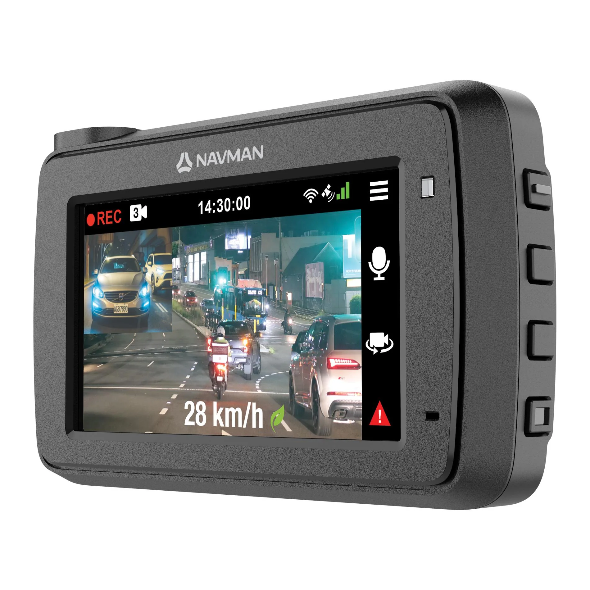 Navman MiVue Smart True 4K Surround 3 Channel Dash Cam - Image 10
