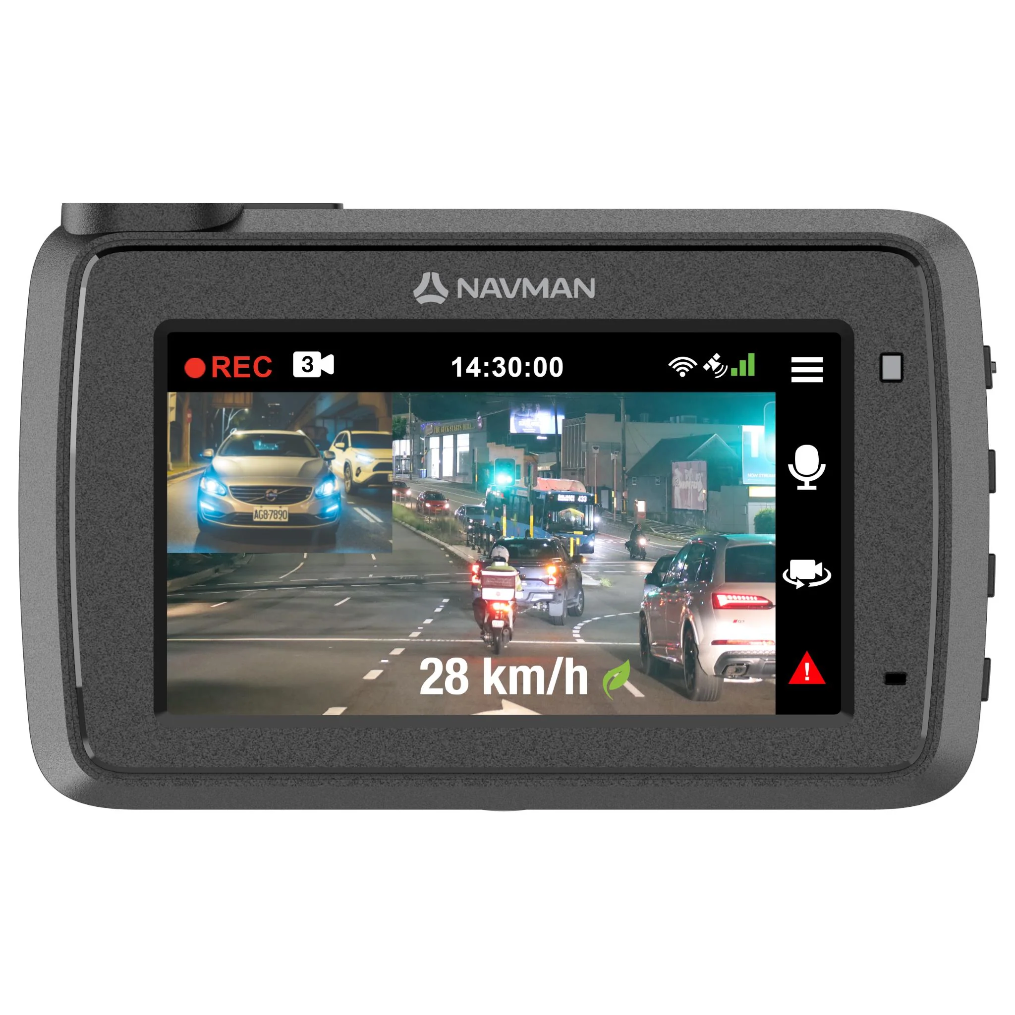 Navman MiVue Smart True 4K Surround 3 Channel Dash Cam - Image 3