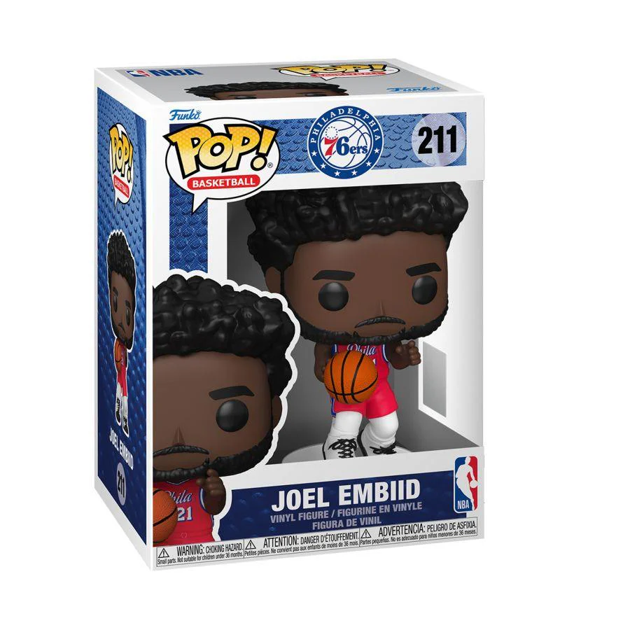 NBA: 76ers - Joel Embiid Pop! Vinyl - Image 2