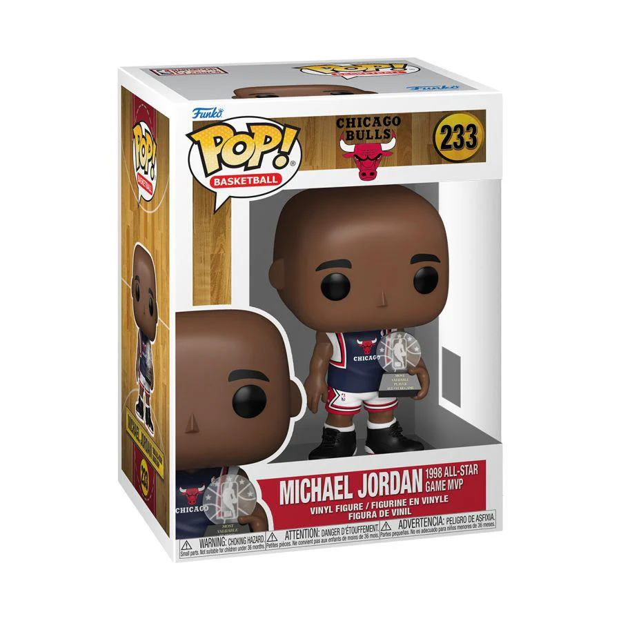 NBA: Bulls - Michael Jordan (1998 All-Star Game MVP) Pop! Vinyl - Image 2