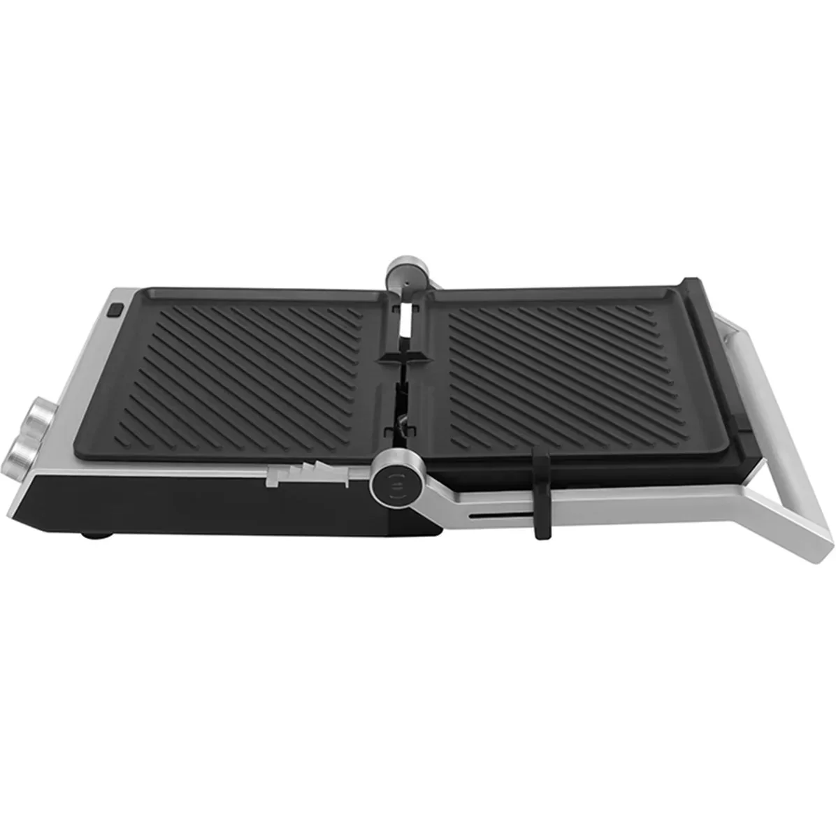 Nero Deluxe Sandwich Press Toaster Contact Grill 4 Slice Grooves with Timer - Image 5